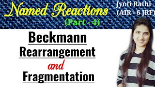 Beckmann RearrangementBeckmann FragmentationMechanismSolved examplesCSIRNET GATE IITJAM hindi [upl. by Ylra300]