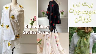 Embroidery Scarf CollectionNew Stoller Designbeautifulideas [upl. by Luke]