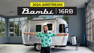 Smallest Airstream Travel Trailer  2024 Bambi 16RB Walkthrough Tour [upl. by Lennard]