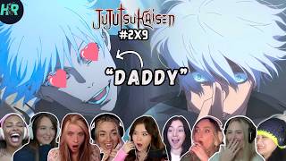 Girls React GOJO GOES PSYCHO😱🔥 Jujutsu Kaisen Season 2 Episode 9 Reaction Mashup [upl. by Ahseila458]