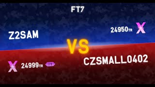 Tetra League ft7 vs CZSMALL0402 no1 worldwide player [upl. by Eugnimod]