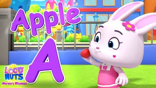 Phonics Song  Alphabet Song For Babies  Nursery Rhymes and Baby Songs  Kids Songs With Loco Nuts [upl. by Emmeline386]