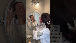 Lymphatic drainage eye massage skincare skincaretips selfcaretips antiaging skincareessentials [upl. by Ofelia]