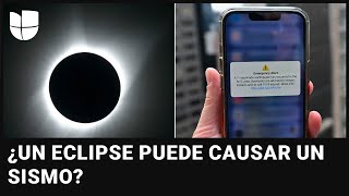 ¿Cuál es la relación entre el eclipse solar total y el sismo en Nueva York Experto aclara las dudas [upl. by Enilatan608]