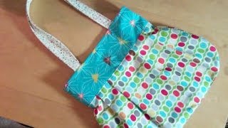 A fun reversible handbag for you to sew by Debbie Shore [upl. by Burt]