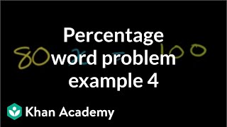 Percent word problem example 4  Decimals  PreAlgebra  Khan Academy [upl. by Nadnarb158]