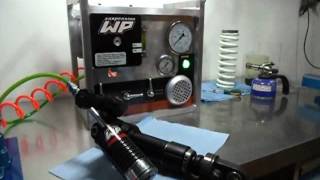 WP suspension vacuum bleeding machine [upl. by Anaejer]