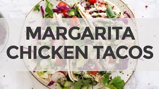 Slow Cooker Margarita Chicken Tacos [upl. by Retha868]