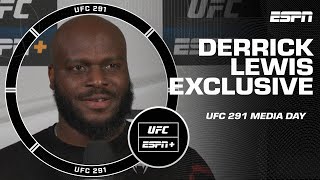 Derrick Lewis ANSWERS Which fighter is the BADDEST MFer Most underrated Laziest  ESPN MMA [upl. by Etteroma]