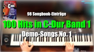 Pa4X  98 SongbookEinträge quot100 Hits in CDur Bd1quot Demo No 1 693 [upl. by Hut196]