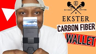 Review Ekster Carbon Fiber Wallet  Best Minimalist Wallet in 2022 [upl. by Eire139]