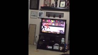 Man Goes Crazy Over Stings WWE Debut [upl. by Verbenia]