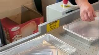 Auto 60 Unica  IMBALLO DI VASCHETTE IN ALLUMINIO  PACKAGING OF ALUMINUM TRAYS [upl. by Unhsiv787]