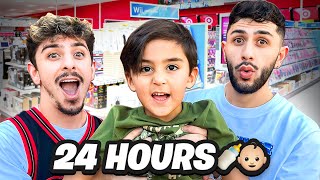 Becoming Parents For 24 HOURS Ft FaZe Rug [upl. by Eelegna]