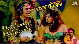 Mehbooba Mehbooba  Sholay 1975  Helen  Amitabh Bachchan  Bollywood Dance Hit Song [upl. by Yleik]