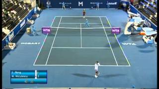 Peng Shuai v Monica Niculescu Moorilla Hobart International 2013 [upl. by Knute787]