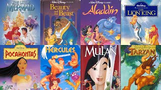 VHS Openings to Disney Renaissance Movies [upl. by Myra]