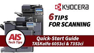 Kyocera How To Scan [upl. by Natsirt]