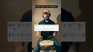 Snare Sight Reading drummer percussion shortsvideo drums reels reelsinstagram practicepad [upl. by Aggie]