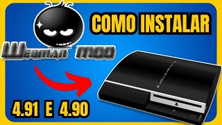 COMO INSTALAR WEBMAN MOD NO PS3 491 e 490  TUTORIAL [upl. by Itsirk205]