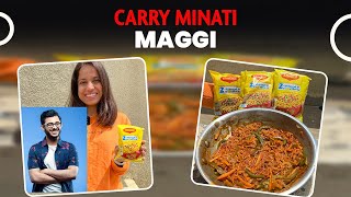 CARRYMINATI Maggi 😱😱 Recipe 🔥  30 Days Maggi Challenge  Day 1  Simple Maggi Recipe At home 🤤 [upl. by Hopfinger]