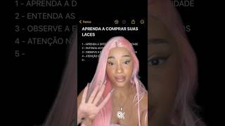 PARTE 4  COMO COMPRAR UMA LACE Leia a descrição queenfazassim lace hair shortvideo [upl. by Manoff]