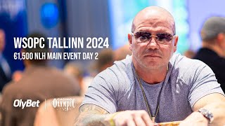 WSOPC €1500 NLH Main Event Day 2 Ring Event 6  LIVE TV TABLE STREAM  WSOPC Tallinn 2024 [upl. by Isolde]