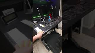 Ikea Uppspel gaming desk super shaky at Ikea store [upl. by Riehl316]