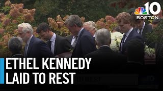 Ethel Kennedy laid to rest [upl. by Lorrac]