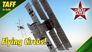 IL2 Flying Circus  Spring Campaign  Sopwith Camel First Flight [upl. by Ramma]