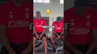 Emoji game avec Marshall Munetsi et Joseph Okumu  👀 football ligue1 emojigame TeamSDR sport [upl. by Shaper]