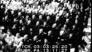 1943 Netherlands Anton Mussert amp SeyssInquart 25020312  Footage Farm [upl. by Alyel105]