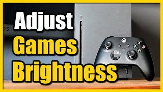 XBOX SERIES XS HOW TO LOWER DOWN BRIGHTNESS [upl. by Lilithe]