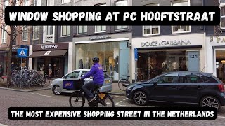 PC Hooftstraat Amsterdam Walking Tour 4K  The Most Expensive Shopping Street in the Netherlands [upl. by Benedicto]