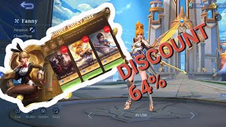 SUPER LUCKY STAR  discount 64  MOBILE LEGENDS MLBB  2023  mobilelegends mlbb subscribe [upl. by Irep]