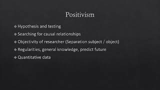 Positivism vs Postpositivism  Introduction [upl. by Zenger]