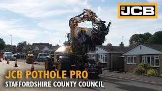 JCB Pothole Pro  Staffordshire County Council amp Amey [upl. by Helge]