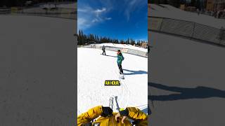 letting the ARV 106 run to 56 MPH at COPPER MOUNTAIN ski skiing copper [upl. by Ecirtram]