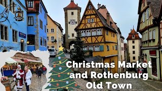 Christmas Market and Rothenburg Old Town [upl. by Atauqal543]