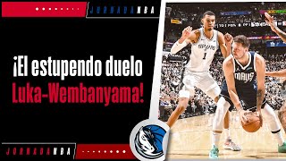 Luka Doncic y el triple para derrotar a los Spurs y a Victor Wembanyama [upl. by Nirrat]