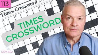 Epic Crossword Battle Expert vs Times Cryptic Puzzle [upl. by Norri]