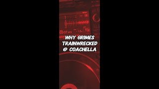 Why Grimes Trainwrecked at Coachella 2024 shorts [upl. by Naxela]