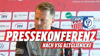 FSV TV  Pressekonferenz  FSV Zwickau  VSG Altglienicke 05 02 [upl. by Uyerta95]