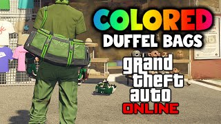 MODDED DUFFEL BAGS  HUSKY70 JOBS  GTA ONLINE 163 SAVE METHOD [upl. by Esinehs161]