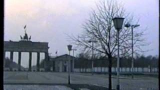 Berliner Mauer  Berlin Wall Brandenburger Tor  Ost Berlin DDR April 1989 [upl. by Alisan]