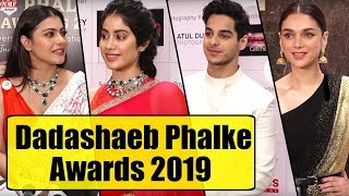 Dadashaeb Phalke Awards 2019  Janhvi Kapoor  Kajol  Ishaan Khatter [upl. by Megdal]