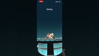 Evolving a SLAKINGPokemon GO [upl. by Cooper]