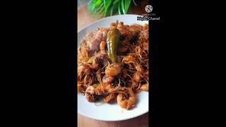 15minute Garlic Shrimp Noodles جمبري بالشعرية الصينية [upl. by Llenrep889]