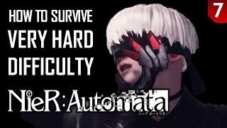 Nier Automata  Very Hard Guide  Part 7 The Copied City [upl. by Trovillion]