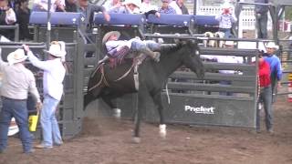 UHSRA Bareback amp Saddle Bronc Riding Wasatch Rodeo Heber City Utah May 10 2013 [upl. by Fritz3]